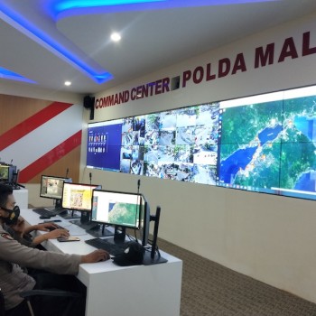 Kapolda Cek Peralatan Command Center