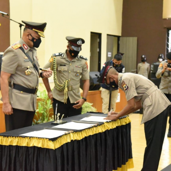 Kapolda Maluku Pimpin Upacara Penutupan Pendidikan Pembentukan Bintara Polri T.A 2020