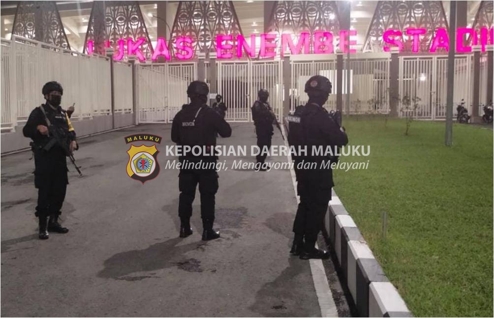 Jelang PON, Brimob Maluku BKO Polda Papua Tingkatkan Patroli Harkamtibmas