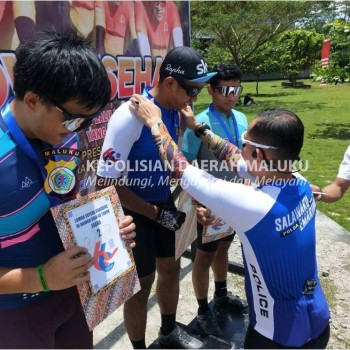 Ditlantas Polda Maluku Gelar Lomba Gowes 40 Km Peringati HUT Lalulintas