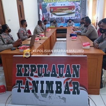 6 Hari Kegiatan, Polres Tanimbar Gelar Anev Ops Bina Waspada