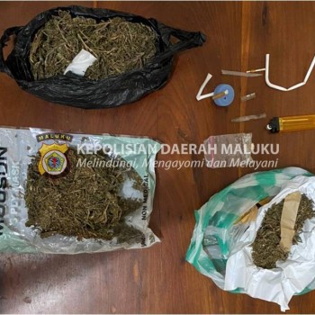 Polres Tanimbar Ringkus Empat Pelaku Penyalahgunaan Narkotika