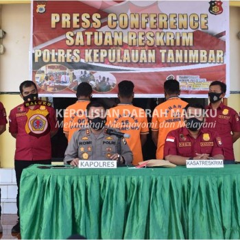 Polres Tanimbar Ciduk Tiga Pelaku Pembunuhan