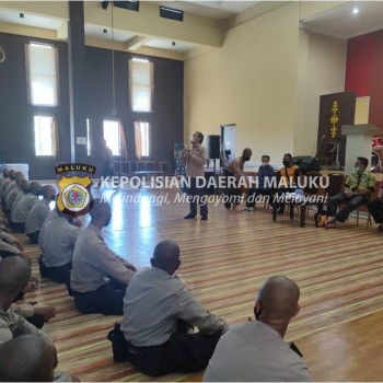 Ratusan Siswa Diktuba Polri Asal Papua dan Maluku Dibina Tentang Wawasan Kebangsaan