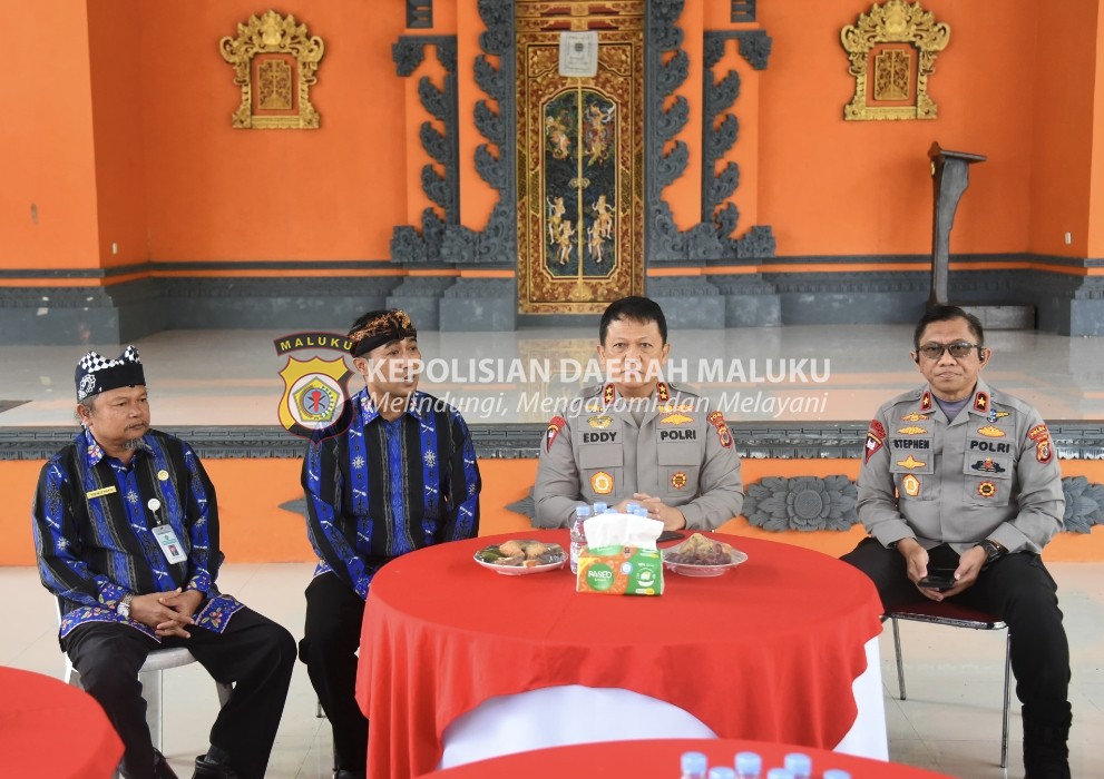 Silaturahmi Bersama Pengurus PHDI Maluku, Kapolda; ini merupakan awal yang baik untuk menciptakan Maluku yang aman dan damai