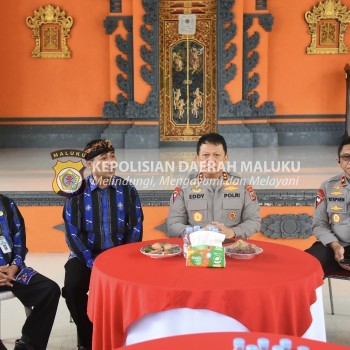 Silaturahmi Bersama Pengurus PHDI Maluku, Kapolda; ini merupakan awal yang baik untuk menciptakan Maluku yang aman dan damai