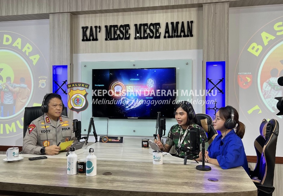 Penuhi Undangan Podcast Korem 151/Binaiya, Kapolda Diangkat sebagai Warga Kehormatan