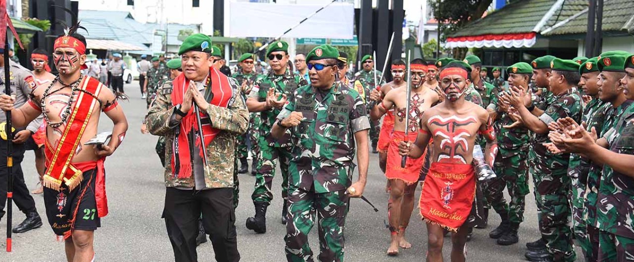 KAPOLDA DISAMBUT KOREM 151 BINAIYA