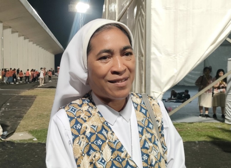 Sister Maria Apresiasi Polri dalam Pengamanan Kunjungan Paus Fransiskus di Indonesia