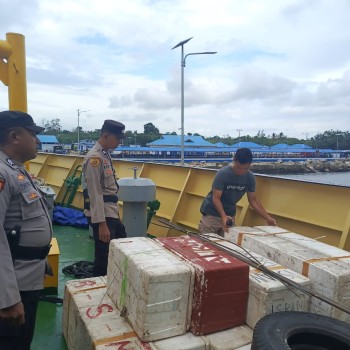 Jelang Pilkada, Polres SBT Perketat Pengamanan Pelabuhan, Antisipasi Miras