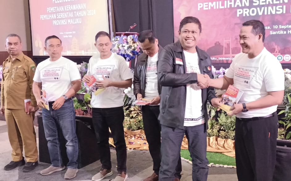 Polda Maluku Hadiri Peluncuran Pemetaan Kerawanan Pilkada Serentak 2024