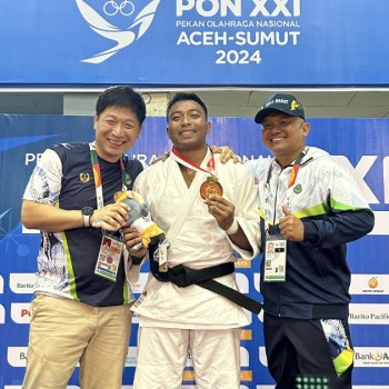 Tiga Atlet Polri Raih Medali Emas, Perak dan Perunggu Lewat Cabor Judo dan Muaythai di PON XXI Aceh Sumut