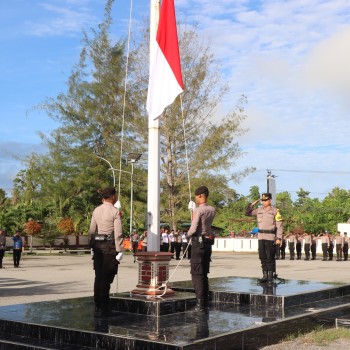 Polres Kepulauan Aru Gelar Upacara Hari Kesadaran Nasional