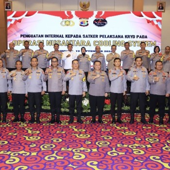 NCS Polri Minta Polda Lampung Optimalkan Coolling System Jelang Pilkada