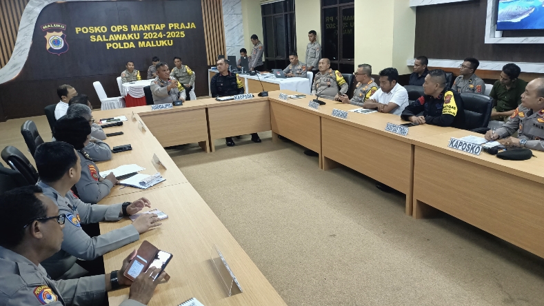 Polda Maluku Gelar Anev Pengamanan Kampanye Pilkada