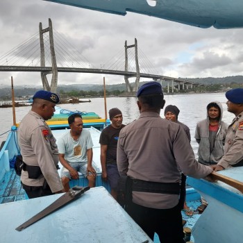 Satgas Banops Polair Polda Maluku, Ajak Masyarakat Galala Wujudkan Pilkada 2024 yang Aman dan Damai