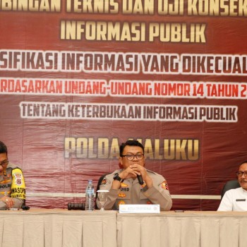 Divisi Humas Polri Gelar Bimtek dan Uji Konsekuensi, Kapolda Maluku: Semoga Dapat Tingkatkan Pemahaman dan Kompetensi Personel