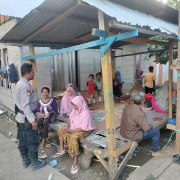 Wujudkan Sinergitas dengan masyarakat Bhabinkamtibmas Polsek Kepala Madan Laksanakan Sambang