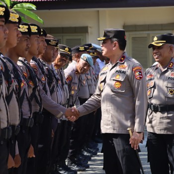 Kapolres Buru Selatan Terima Kunjungan Kerja Kepala Badan Narkotika Nasional Provinsi (BNNP) Maluku