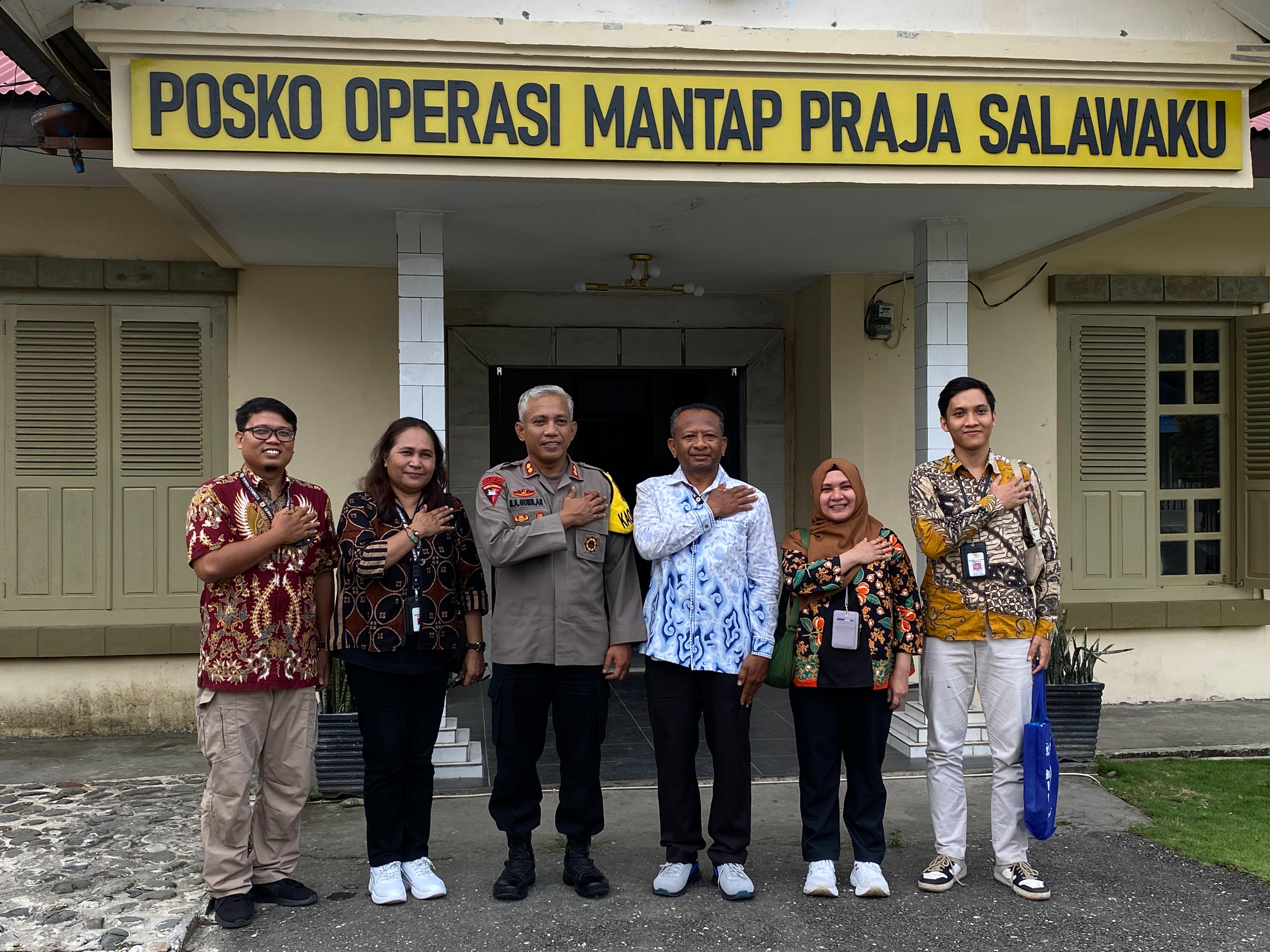 Kapolres Buru Selatan terima Kunjungan Kerja Ketua Komnas HAM Provinsi Maluku