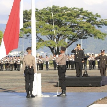 Pimpin Upacara Hari Sumpah Pemuda, Wakapolda Maluku Sampaikan Amanat Menpora