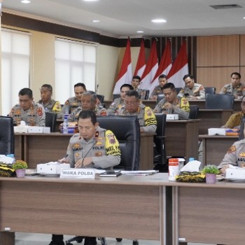 Wakapolda Maluku Hadiri Rapat Teknis Program Ketahanan Pangan secara Daring