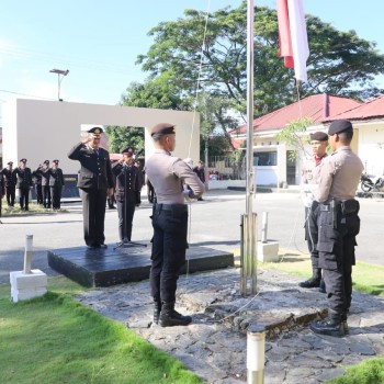 Polres Buru Selatan Gelar Upacara Hari Pahlawan Nasional 2024