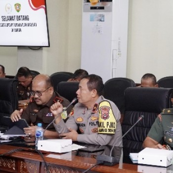 Rapat Bersama Empat Anggota DPD, Wakapolda Maluku Paparkan Peran dan Kontribusi Polri Dukung Program Asta Cita Presiden RI