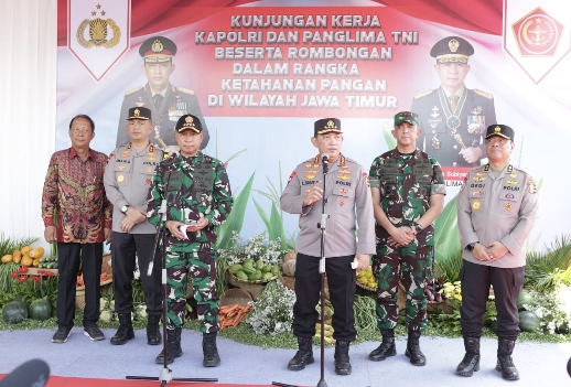 Dukung Program Swasembada Pangan, Kapolri-Panglima TNI Luncurkan Gugus Tugas Polri