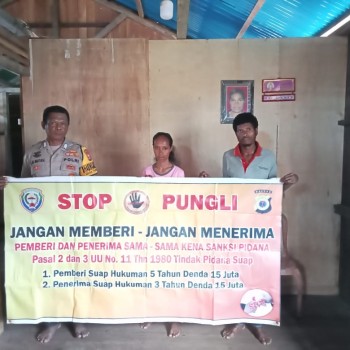 Stop Pungli Upaya Pencegahan Bhabinkamtibmas.as Kepada Warga Binaanya.