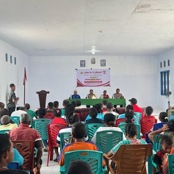 Dengar keluhan dan masukan Masyarakat, Polres Kepulauan Tanimbar kembali gelar Jumat Curhat