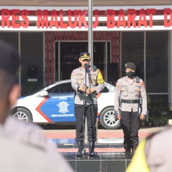 Polres Maluku Barat Daya Gelar Apel Serpas Pengamanan Pilkada Tahun 2024 di TPS Sebagai Kesiapan Pelaksanaan Tugas