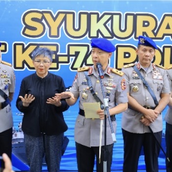 Polairud Baharkam Polri Rayakan HUT ke-74 dengan Semangat Mengamankan Sumber Daya Kelautan